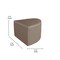 Flash Furniture Bright Beginnings Commercial Grade Modular Classroom Soft Seating, Backless Corner Chair, Neutral Vinyl MK-KE15686-GG - alternate 7